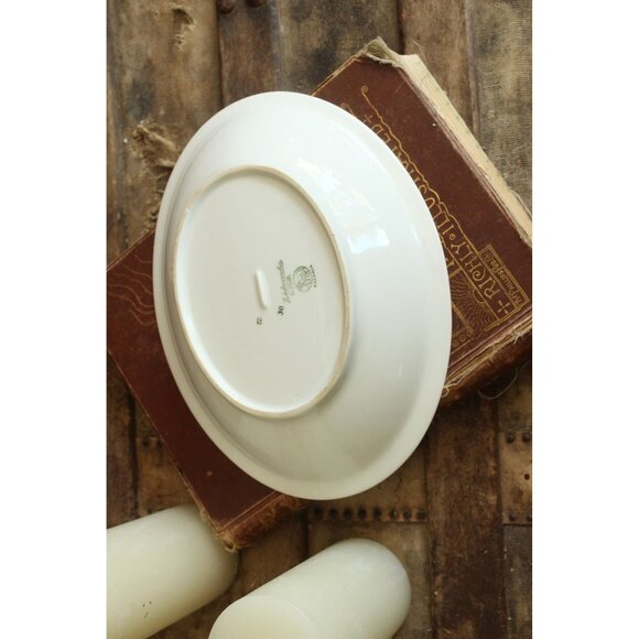 Vintage 1920s 1930s Serving Bowl, Hutschenreuther Selb China, Floral Print - Picture 7 of 10